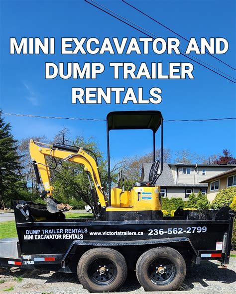 dump trailer to haul mini excavator|mini excavators in dump trailers.